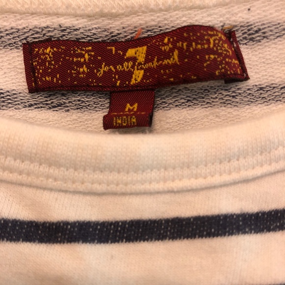 Navy and white striped romper - Picture 2 of 5